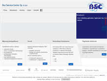 Tablet Screenshot of busservicecenter.pl